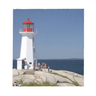 Leuchtturm an der Peggy's Cove, Nova Scotia, Kanad Notizblock
