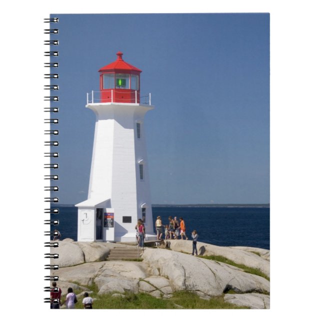 Leuchtturm an der Peggy's Cove, Nova Scotia, Kanad Notizblock (Vorderseite)
