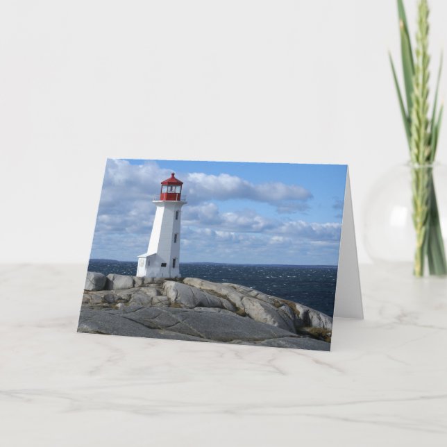 Leuchtturm an Peggy Bucht Karte (Vorderseite)