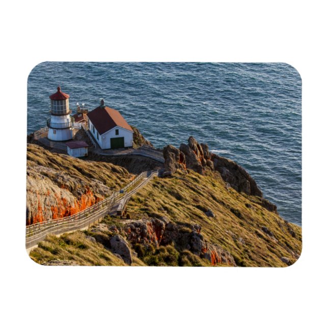 Leuchtturm an Point Reyes National Seashore Magnet (Horizontal)