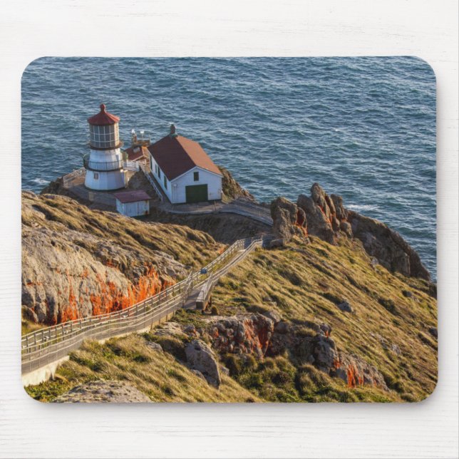 Leuchtturm an Point Reyes National Seore Mousepad (Vorne)