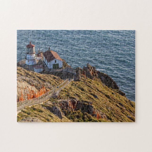 Leuchtturm an Point Reyes National Seore Puzzle (Horizontal)