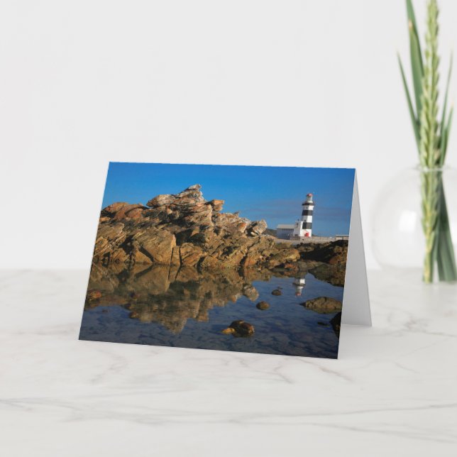Leuchtturm auf Cape Recife Feiertagskarte (Vorderseite)