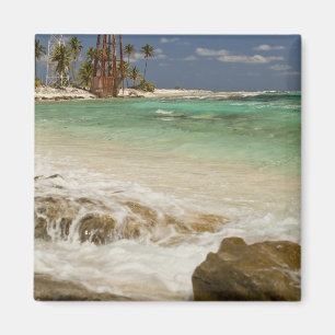 Leuchtturm auf dem Half Moon Caye Natural Monument Magnet