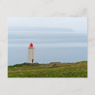 Leuchtturm auf der Halbinsel Vatnsnes - Island Postkarte