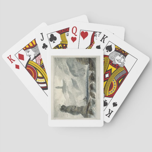 Leuchtturm auf Flamborough Kopf, von Volumen VI Spielkarten (Rückseite)