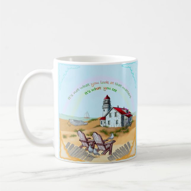 Leuchtturm Aussichtspunkt  Kaffeetasse (Links)