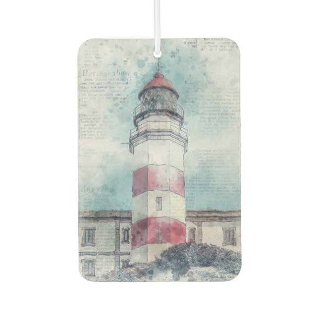 Leuchtturm Autolufterfrischer (Vorderseite)