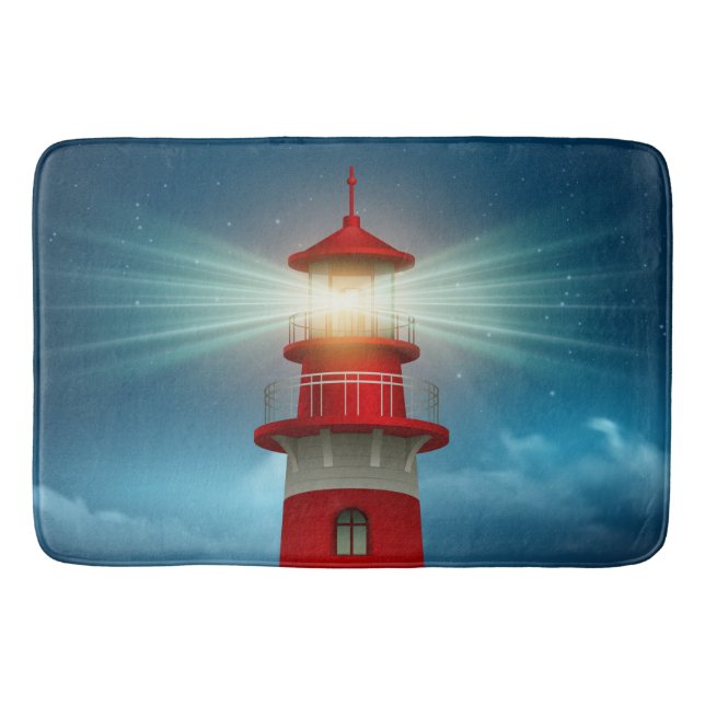 Leuchtturm  badematte (Vorderseite)