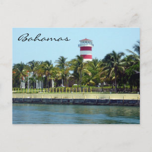 Leuchtturm Bahamas Postkarte