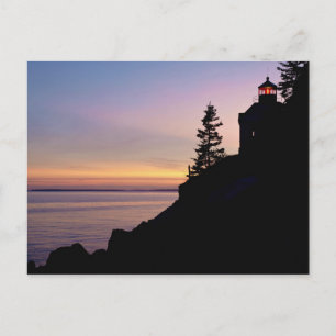 Leuchtturm Bass Harbour auf der Wüsteninsel, Postkarte