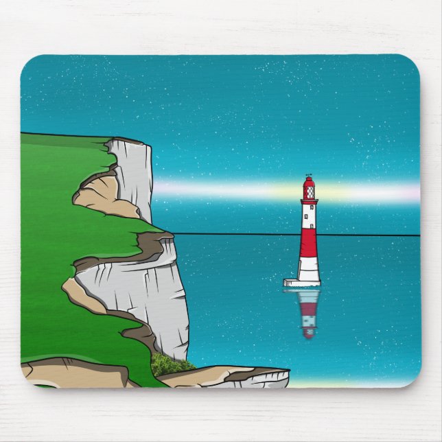 Leuchtturm "Beachy Head" im Ärmelkanal Mousepad (Vorne)