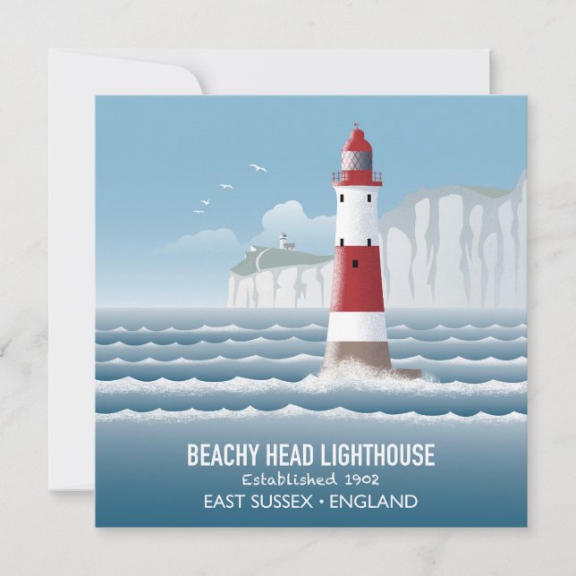 Leuchtturm Beachy Head Karte (Vorderseite)