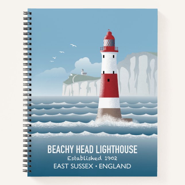 Leuchtturm Beachy Head Notizbuch (Vorderseite)
