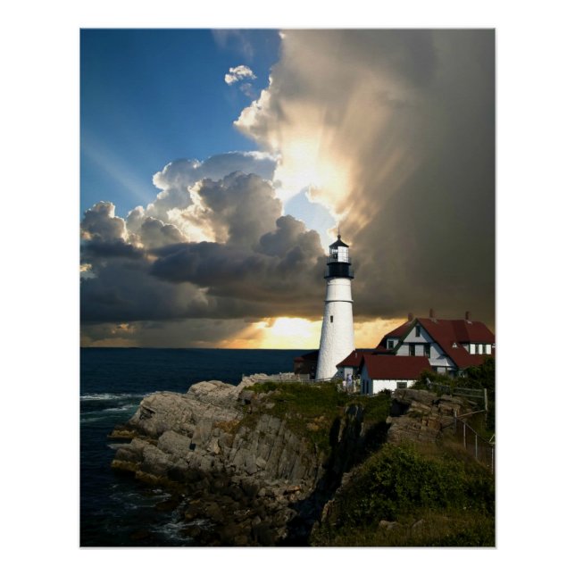 Leuchtturm Beacon Poster (Vorderseite)
