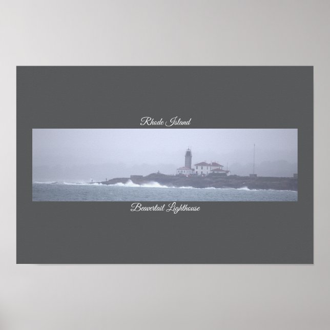 Leuchtturm Beavertail Poster (Vorne)