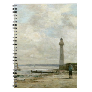 Leuchtturm bei Honfleur, 1864-66 (Öl auf Platte) Notizblock