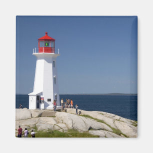 Leuchtturm bei Peggy's Cove, Nova Scotia, Kanada. Magnet