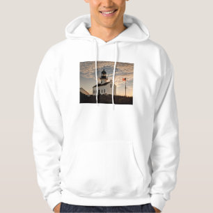 Leuchtturm bei Sonnenuntergang, Kalifornien Hoodie