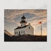 Leuchtturm bei Sonnenuntergang, Kalifornien