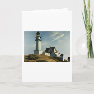 Leuchtturm bei Two Lights - Edward Hopper Karte