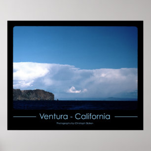 Leuchtturm bei Ventura, Kalifornien Poster
