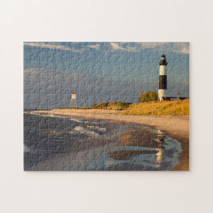Leuchtturm Big Sable Point am Lake Michigan 2 Puzzle