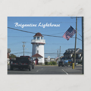 Leuchtturm Brigantine Foto-Postkarte Postkarte