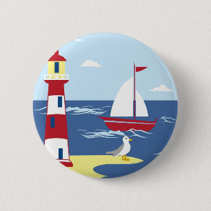 Leuchtturm Button