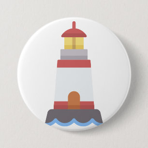 Leuchtturm Button