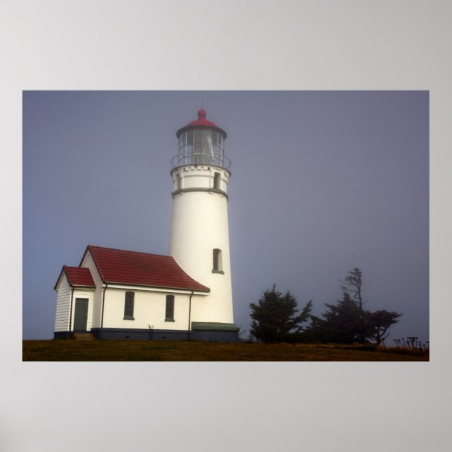 Leuchtturm, Cape Blanco, Cape Blanco State Park Poster (Vorne)