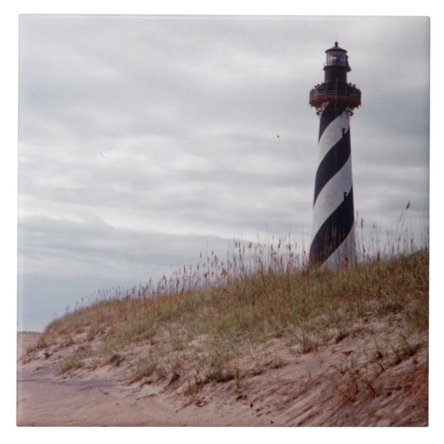 Leuchtturm Cape Hatteras Fliese (Vorderseite)