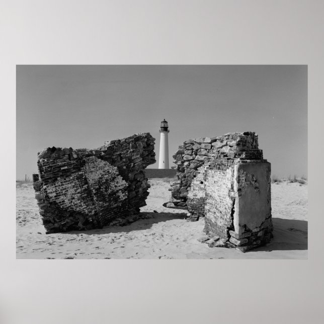 Leuchtturm Cape May Point Poster (Vorne)