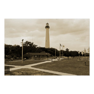 Leuchtturm Cape May Poster