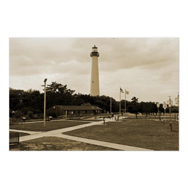 Leuchtturm Cape May Poster (Vorderseite)