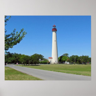 Leuchtturm Cape May Poster