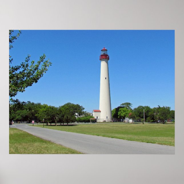 Leuchtturm Cape May Poster (Vorne)