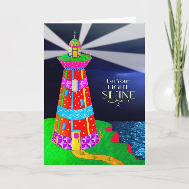 Leuchtturm Christlich Lassend Karte (Vorderseite)