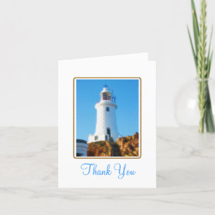 Leuchtturm Dankeschön Card Dankeskarte