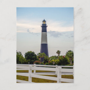 Leuchtturm der Insel Tybee Nord Carolina thund Postkarte