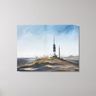 Leuchtturm, der Sie nach Hause führt Leinwanddruck