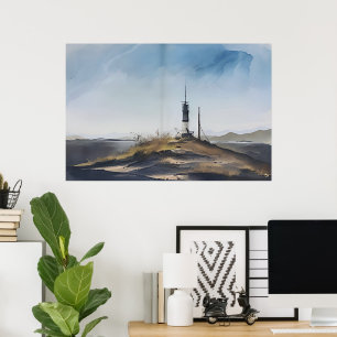 Leuchtturm, der Sie nach Hause führt Poster