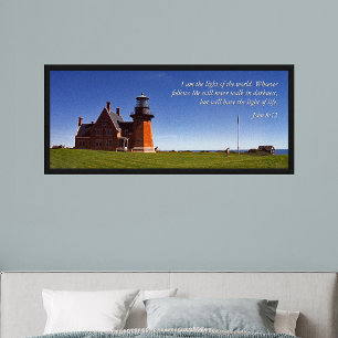 Leuchtturm des Südostblocks von Block Island (mit Poster