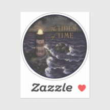 Leuchtturm "Die Zeiten der Zeit" in einem Sturm