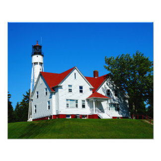 Leuchtturm Door Landkreis, Wisconsin Fotodruck