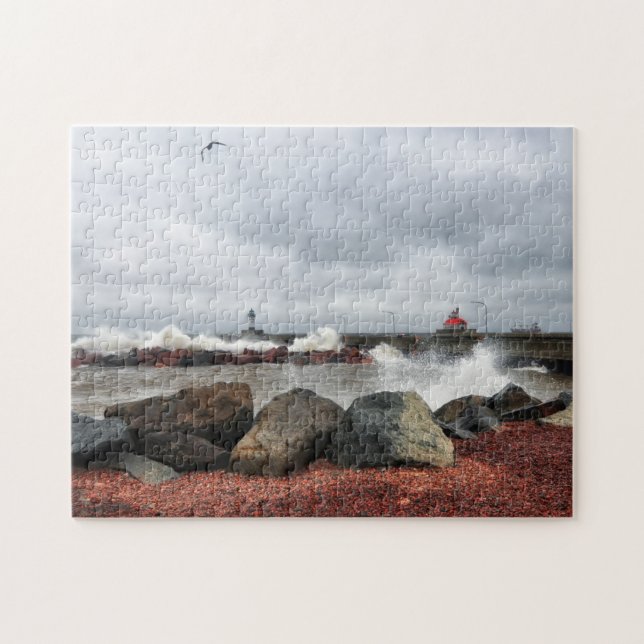 Leuchtturm Duluth Minnesota Jigsaw Puzzle (Horizontal)