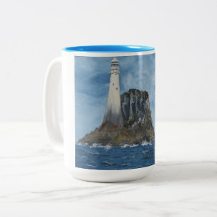 Leuchtturm Fastnet, Irland, Irische See, Zweifarbige Tasse