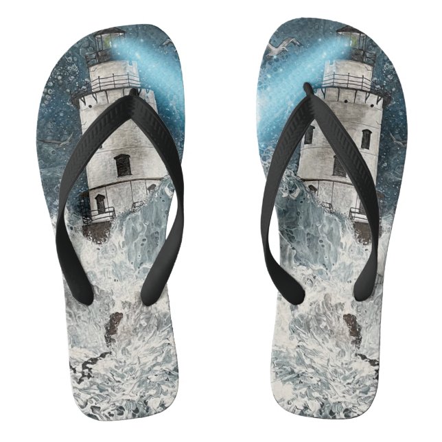 Leuchtturm Flip Flops (Fußbett)