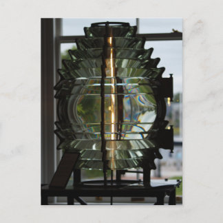 Leuchtturm Fresnel Lens Postkarte