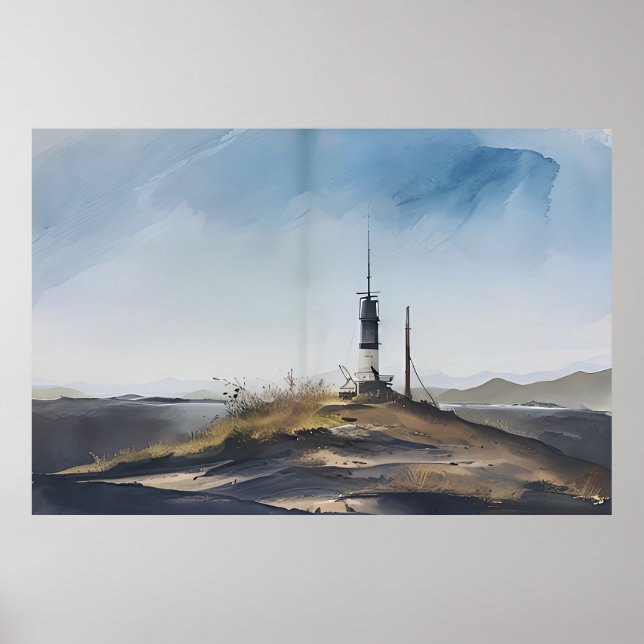 Leuchtturm Führt euch Zuhause Poster (Vorne)